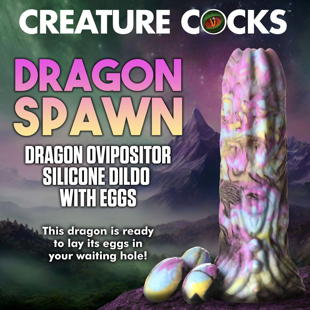 Creature Cocks Dragon Spawn Multi-Coloured 18.5 cm Ovipositor Fantasy Dildo