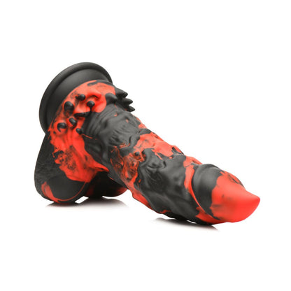 Creature Cocks Fire Demon Red/Black 21.6 cm Fantasy Dildo