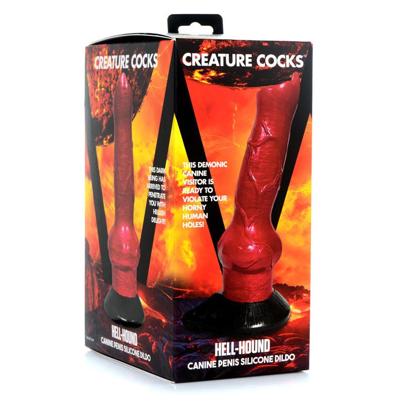 Creature Cocks Hell-Hound Canine Penis Silicone Dildo - 19 cm Canine Dildo