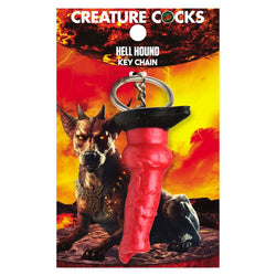 Creature Cocks Hell-Hound Keychain - Novelty Fantasy Dildo Keyring