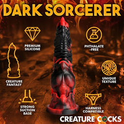 Creature Cocks Mephisto Red/Black 18.5 cm Fantasy Dildo