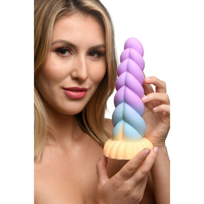 Creature Cocks Mystique Silicone Unicorn Dildo Coloured 21 cm Fantasy Dildo