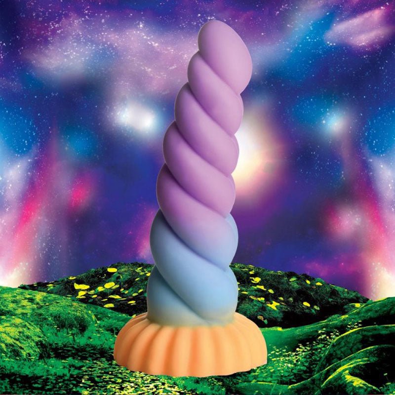 Creature Cocks Mystique Silicone Unicorn Dildo Coloured 21 cm Fantasy Dildo