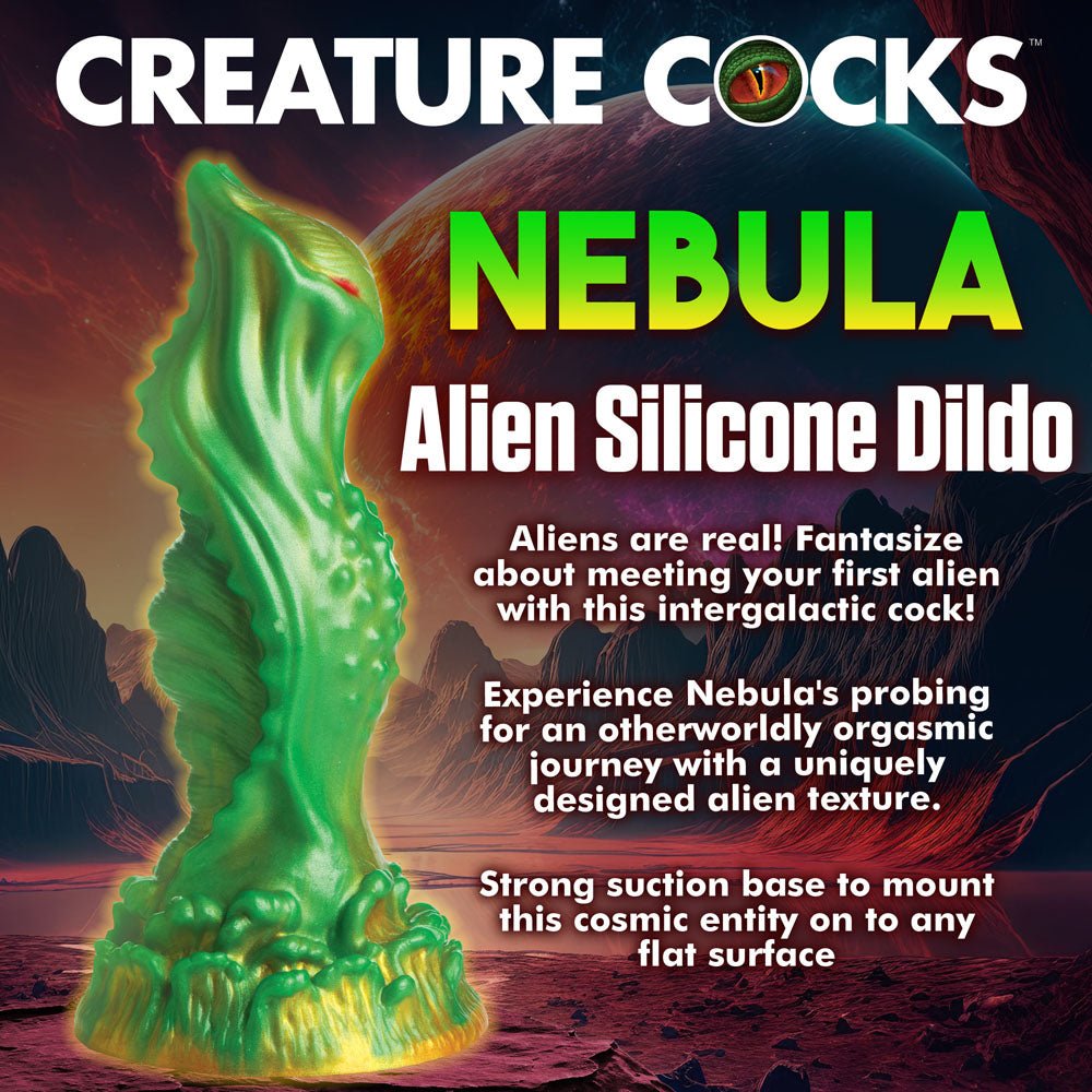 Creature Cocks Nebula Green 19.3 cm Alien Fantasy Dildo