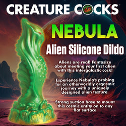 Creature Cocks Nebula Green 19.3 cm Alien Fantasy Dildo