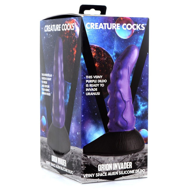 Creature Cocks Orion Invader Veiny Space Alien Silicone Dildo - 18.4 cm Veiny Dildo