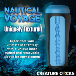 Creature Cocks Pussidon Sea Monster Stroker - Blue Fantasy Stroker