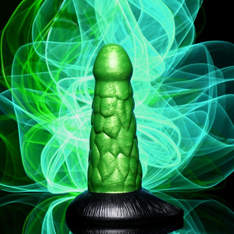 Creature Cocks Radioactive Reptile Thick Scaly Silicone Dildo - 19 cm Dildo