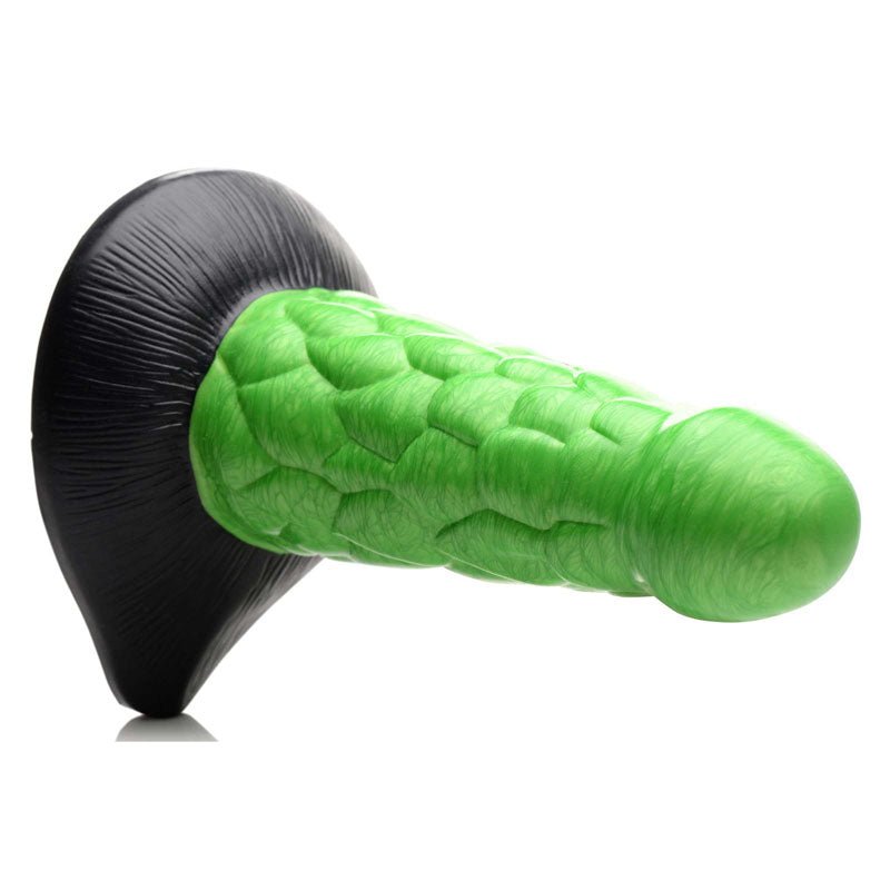 Creature Cocks Radioactive Reptile Thick Scaly Silicone Dildo - 19 cm Dildo