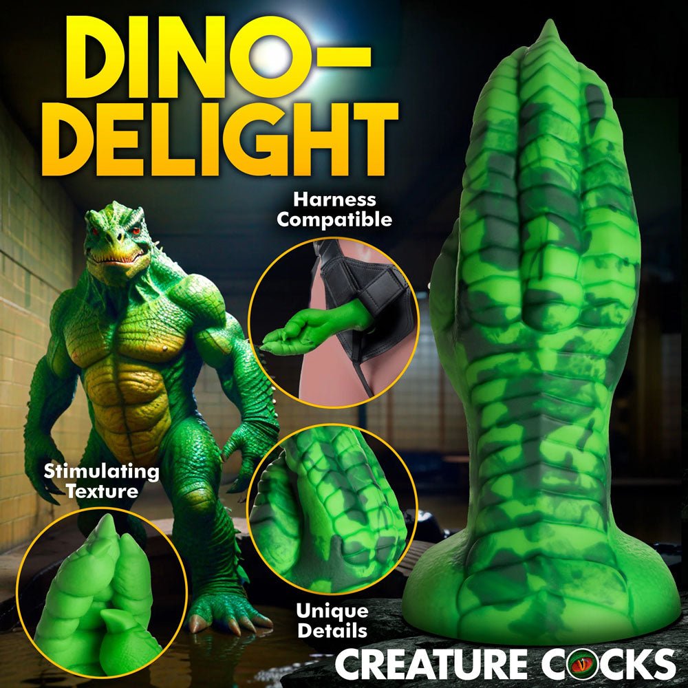 Creature Cocks Raptor Claw Fantasy Fisting Silicone Dildo - 21.8 cm Green