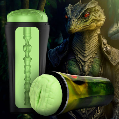 Creature Cocks Raptor Reptile Stroker - Green Fantasy Stroker