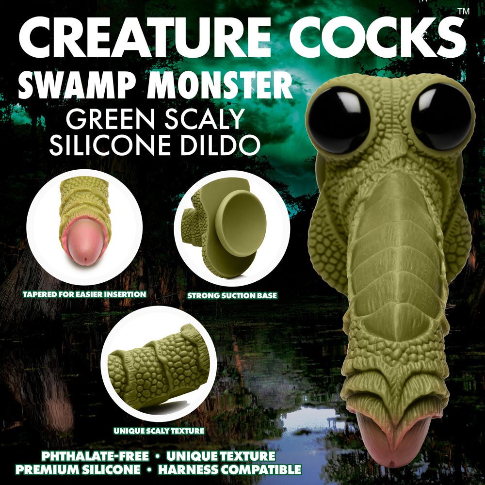 Creature Cocks Swamp Monster Green 23.9 cm Fantasy Dildo