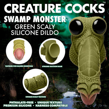 Creature Cocks Swamp Monster Green 23.9 cm Fantasy Dildo