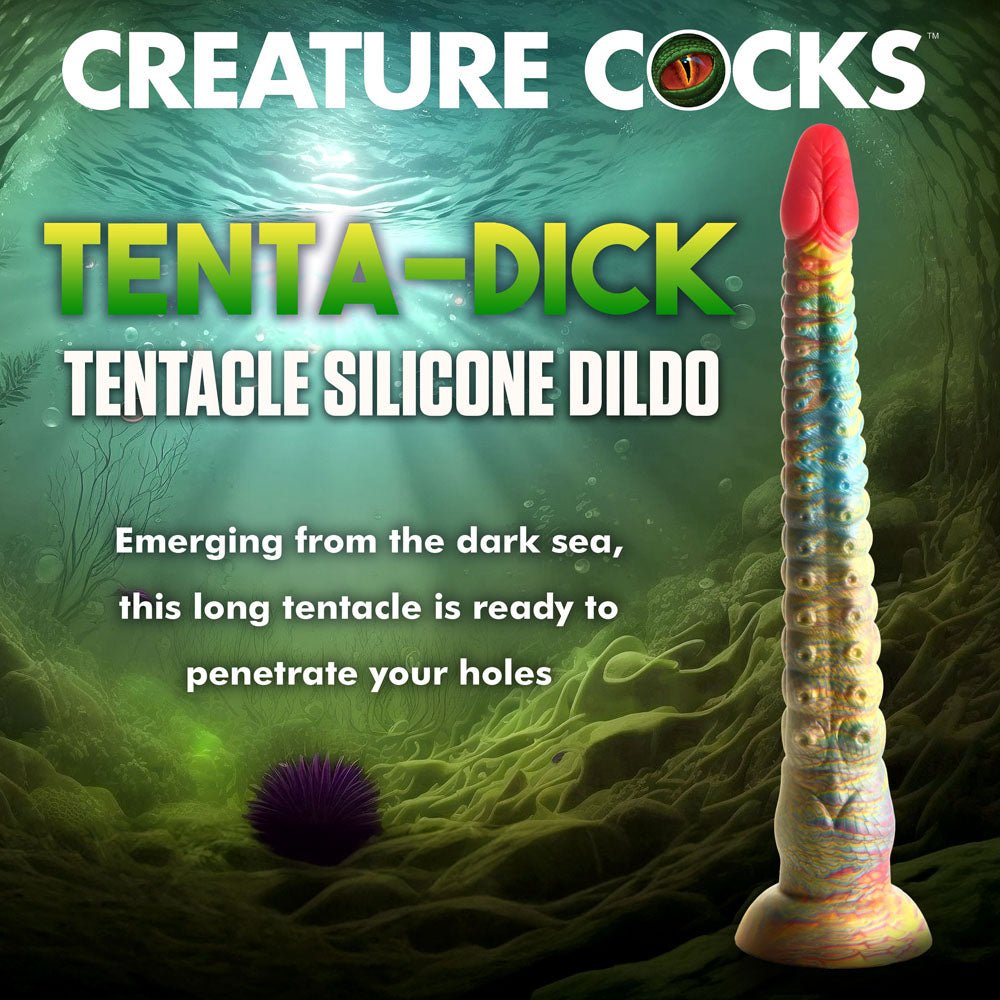 Creature Cocks Tenta-Dick Multi-Coloured 32 cm Tentacle Fantasy Dildo