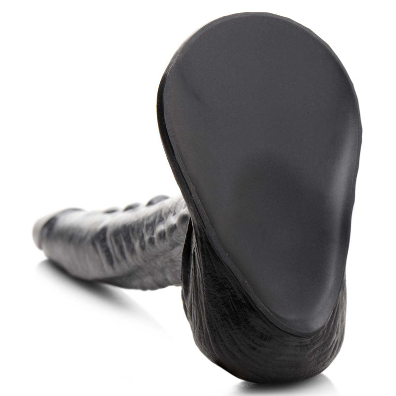 Creature Cocks The Gargoyle Rock Hard Silicone Dildo - Silver 23.6 cm Dildo