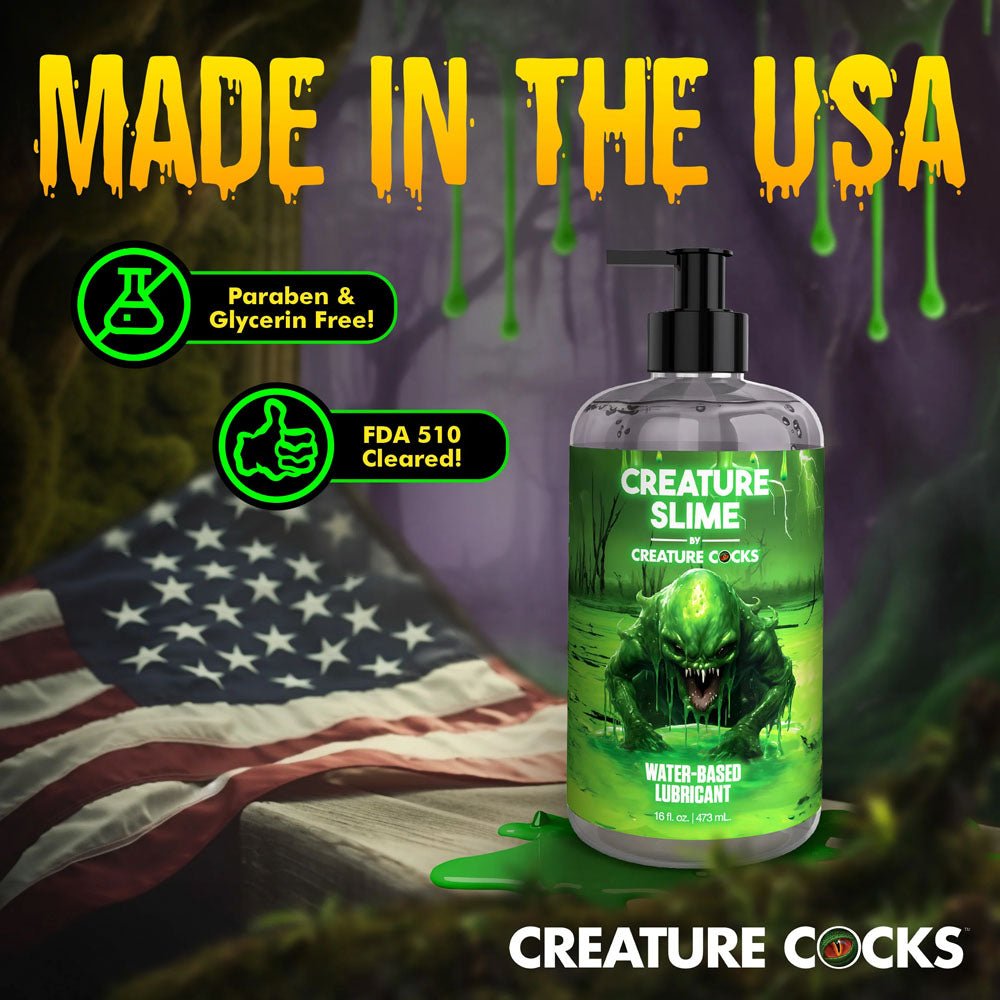 Creature Cocks Water-Based Lubricant 473 ml Pump Bottle