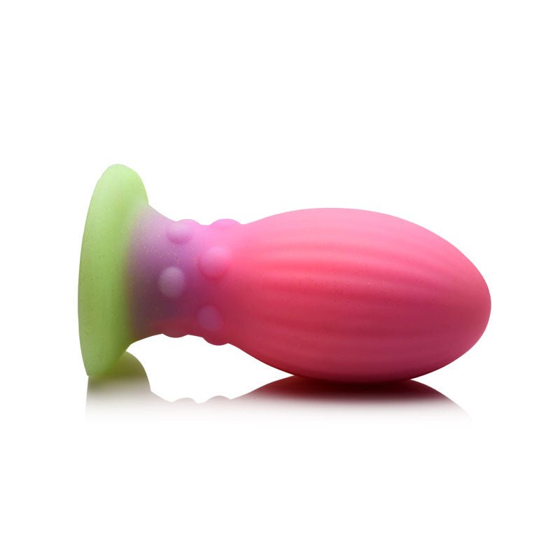 Creature Cocks XL Xeno Egg - Glow in Dark Pink 17.5 cm XL Fantasy Plug