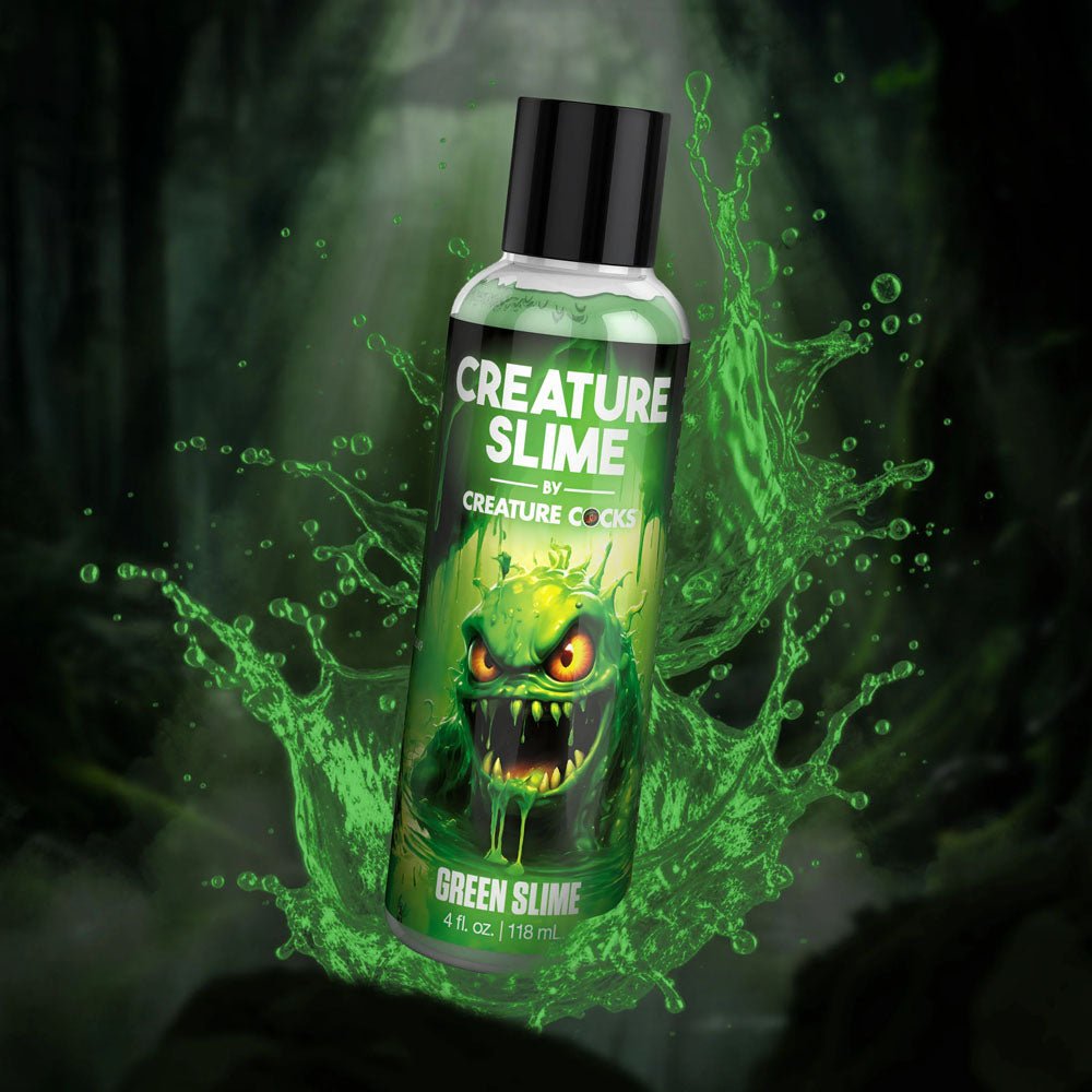 Creature Slime by Creature Cocks Green Water Based Lubricant - 118 ml Bottle