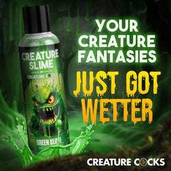 Creature Slime by Creature Cocks Green Water Based Lubricant - 118 ml Bottle