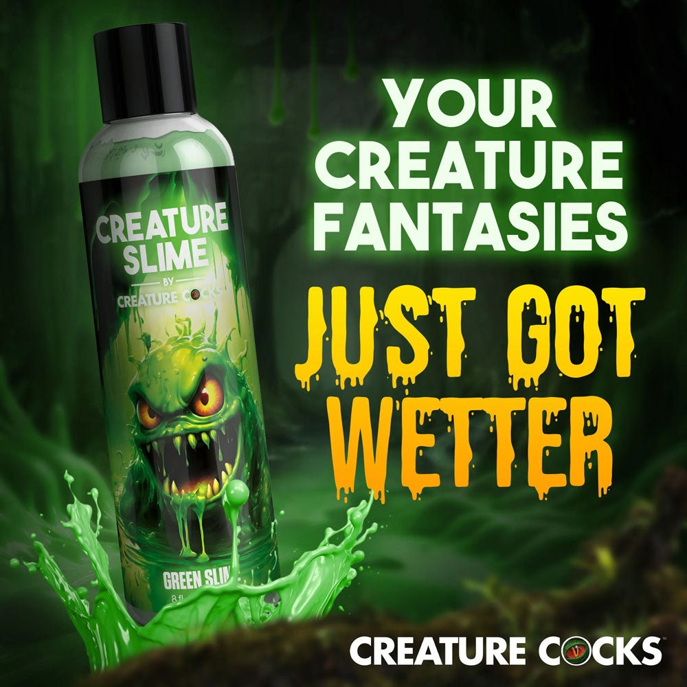 Creature Slime by Creature Cocks - Green Water Based Lubricant - 237 ml Bottle