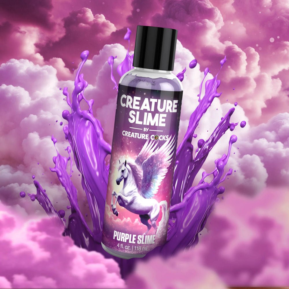 Creature Slime by Creature Cocks - Purple Water Based Lubricant - 118 ml Bottle