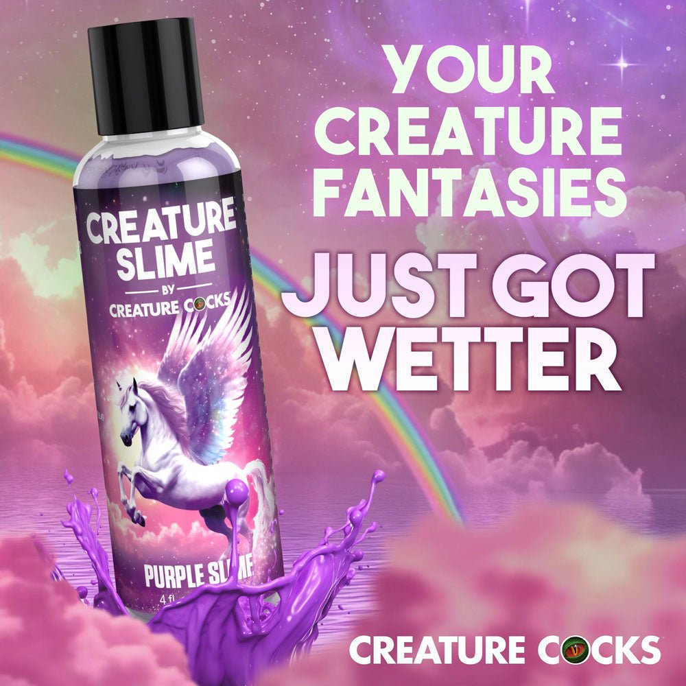 Creature Slime by Creature Cocks - Purple Water Based Lubricant - 118 ml Bottle