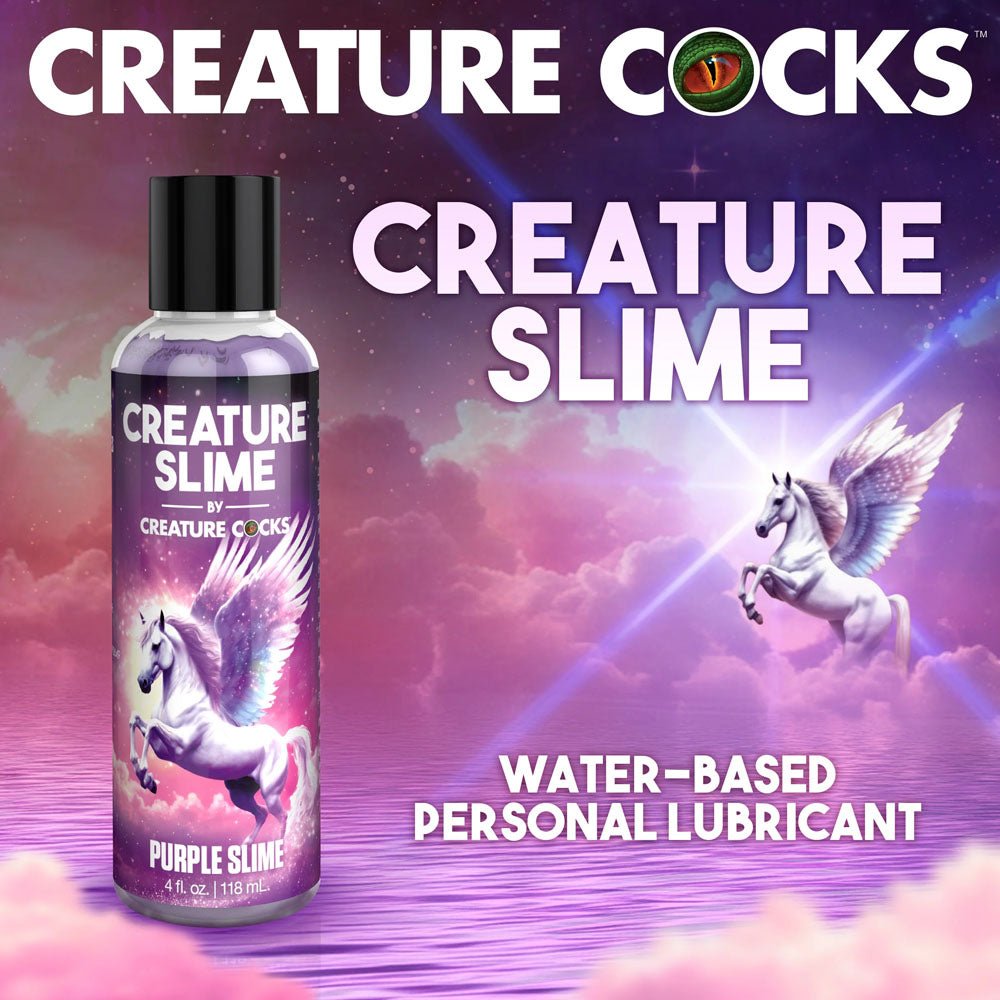 Creature Slime by Creature Cocks - Purple Water Based Lubricant - 118 ml Bottle