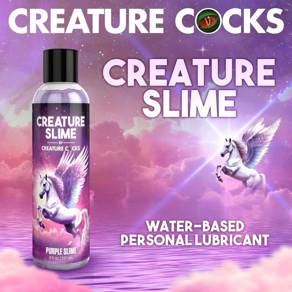 Creature Slime by Creature Cocks - Purple Water Based Lubricant - 237 ml Bottle