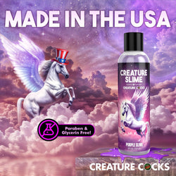 Creature Slime by Creature Cocks - Purple Water Based Lubricant - 237 ml Bottle