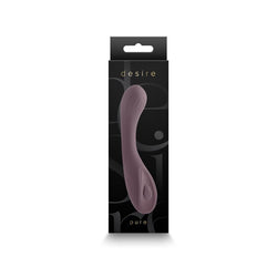 Desire - Pure - Purple 13.7 cm USB Rechargeable Vibrator