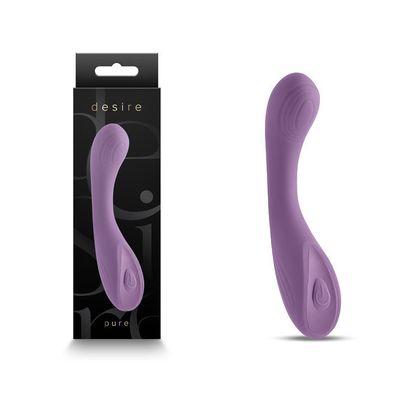 Desire - Pure Dusty Lavender 13.7 cm USB Rechargeable Vibrator