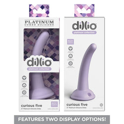 Dillio Platinum Curious Five - Purple - Purple 12.7 cm (5'') Dong