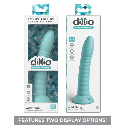 Dillio Platinum Wild Thing - Teal - Teal 17.8 cm (7'') Dong