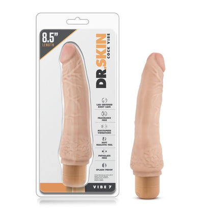 Dr. Skin Cock Vibe 7 - 8.5'' Flesh 21.6 cm Vibrating Dong