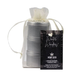 EB Hemp Seed Winter Wonders Massage Candle Trio