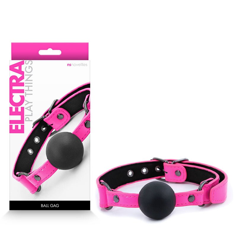 Electra Ball Gag - Pink - Pink Mouth Restraint