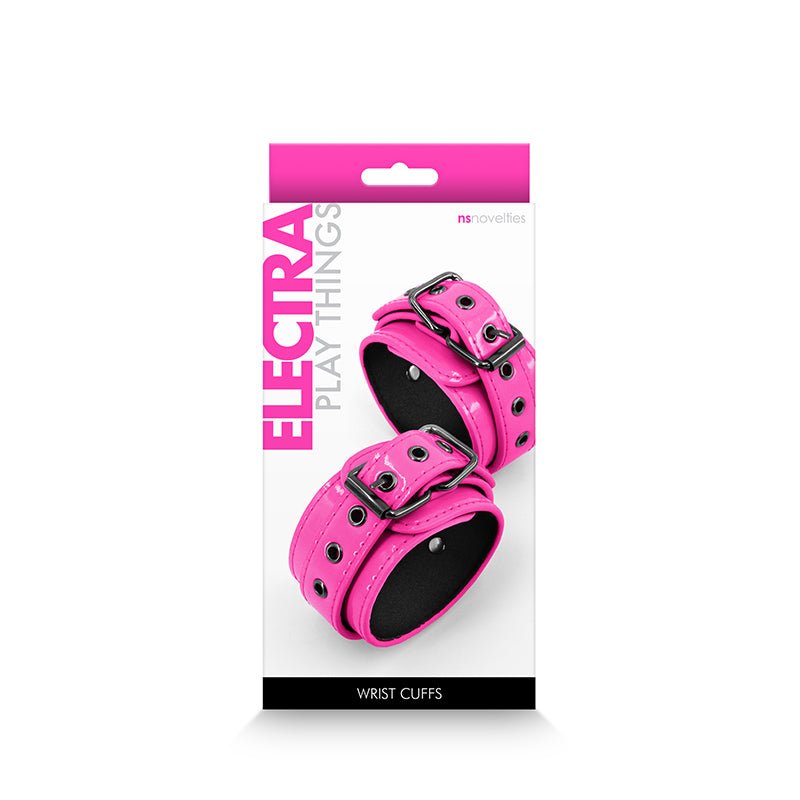 Electra Wrist Cuffs - Pink - Pink Restraints