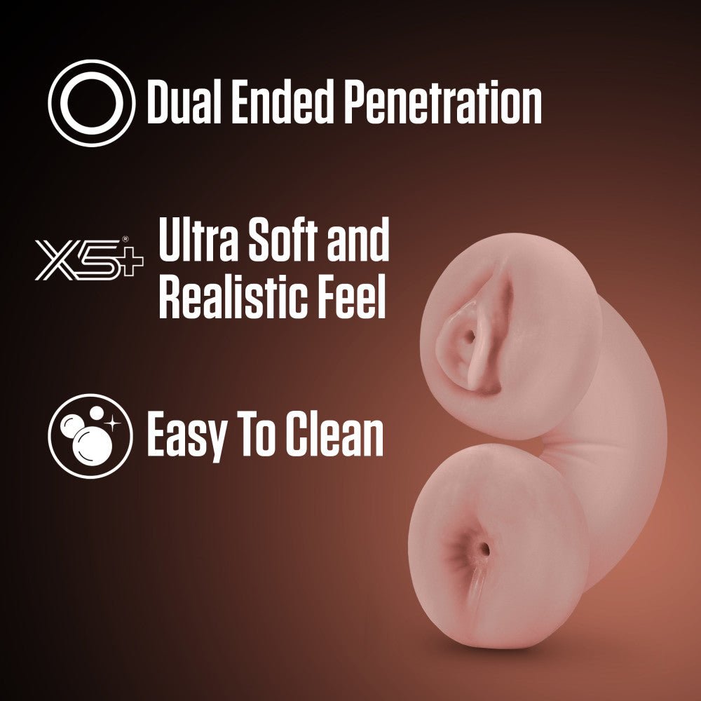 EnLust - Tasha - Glow in Dark Flesh Dual - Ended Stroker