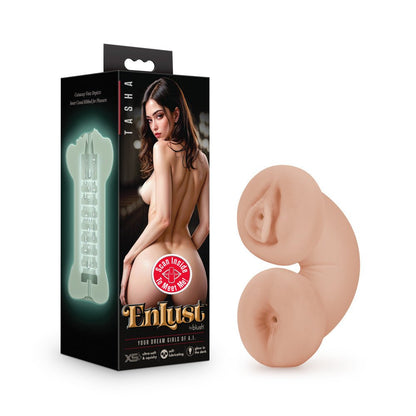 EnLust - Tasha - Glow in Dark Flesh Dual - Ended Stroker