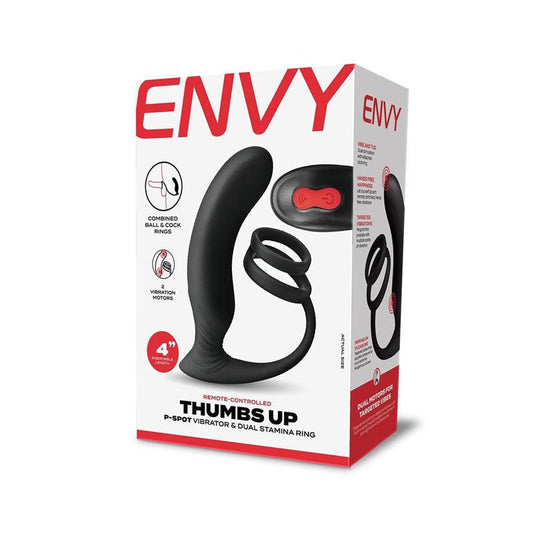 Envy Thumbs Up P - Spot Vibrator & Dual Stamina Ring