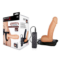 Erection Assistant 2 Vibrating Hollow Strap-On - 21.5 cm Vibrating Hollow Strap-On