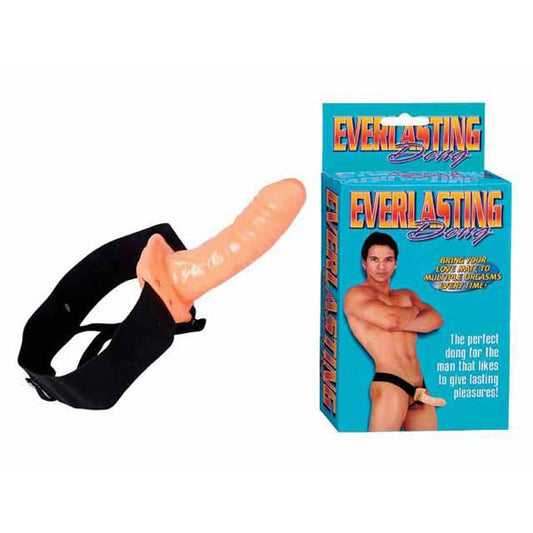 Everlasting Dong - Flesh Hollow Strap - On