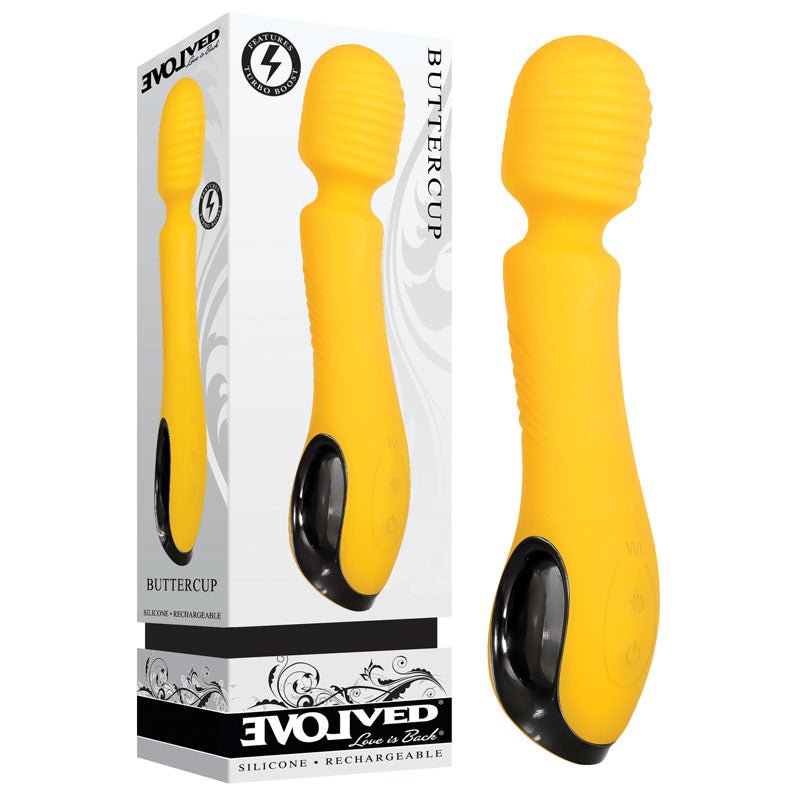 Evolved Buttercup - Yellow 20.5 cm USB Rechargeable Massager Wand