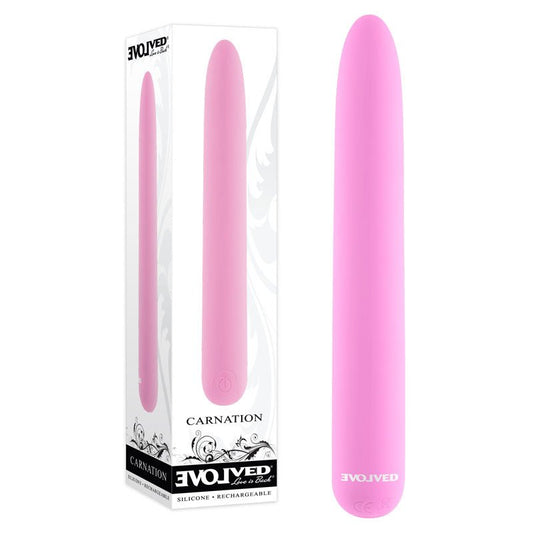 Evolved CARNATION - Pink 18.8 cm USB Rechargeable Vibrator