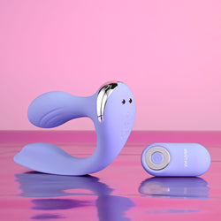 Evolved EVERY WAY PLAY Purple 12.8 cm Rabbit Vibrator with Wireless Remote Control