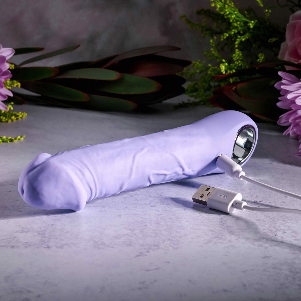 Evolved FANTASY Purple 18.4 cm USB Rechargeable Vibrator