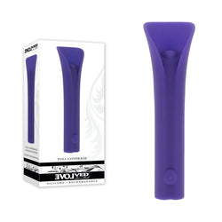 Evolved FULL COVERAGE Purple 11.9 cm USB Rechargeable Bullet