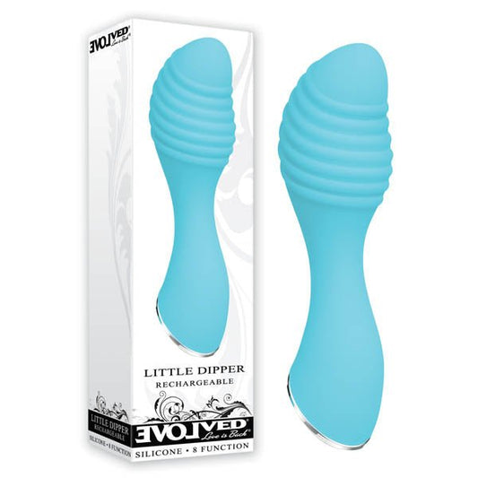 Evolved Little Dipper - Light Blue 10.1 cm (4'') USB Rechargeable Mini Vibrator