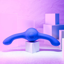 Evolved OUR GYRO VIBE - Purple 29.5 cm USB Rechargeable Super Double Vibrator