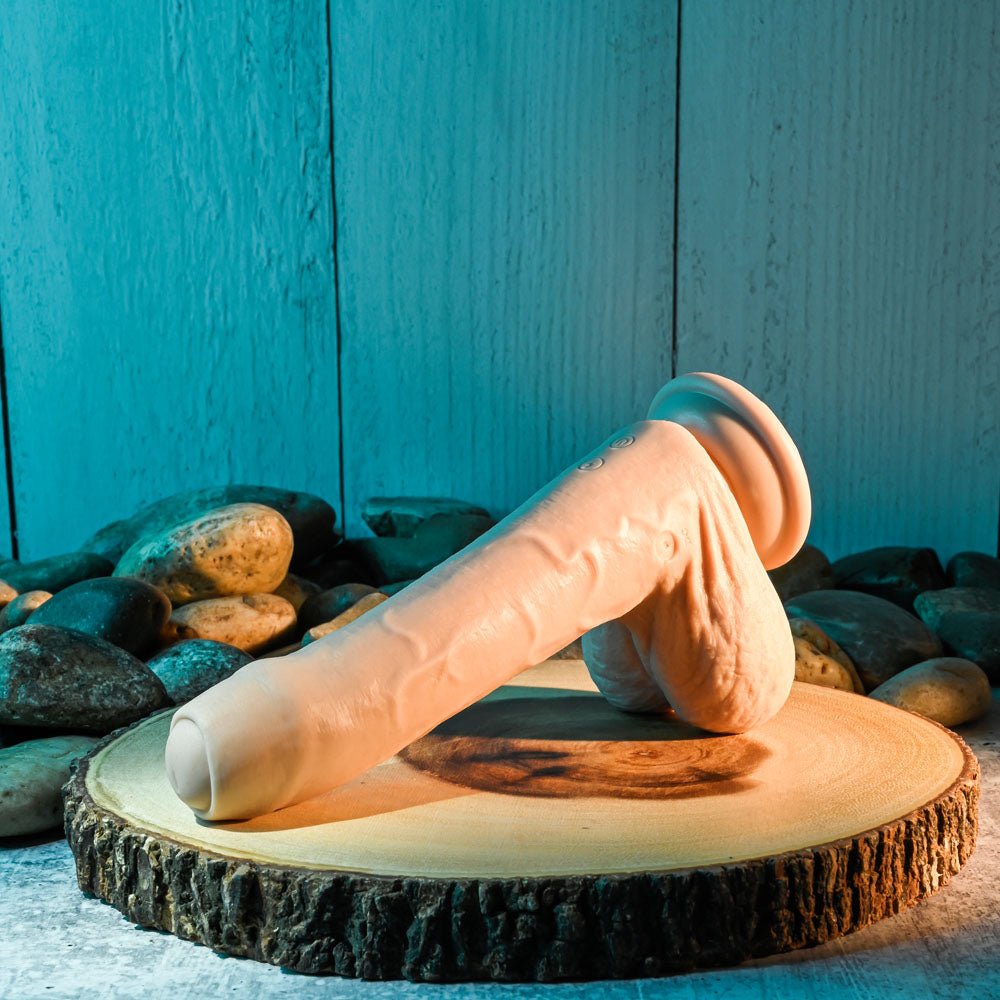 Evolved Peek A Boo Vibrating Dildo Light